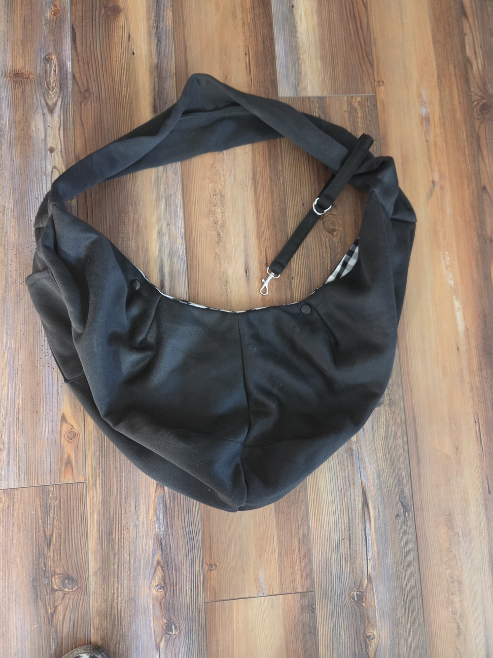 Black  Pet Sling By Tomkas